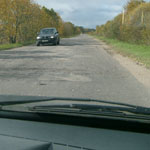 Дорога в деревню осенью 2011