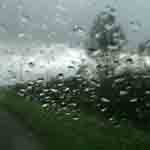 Window моей машины во время дождя